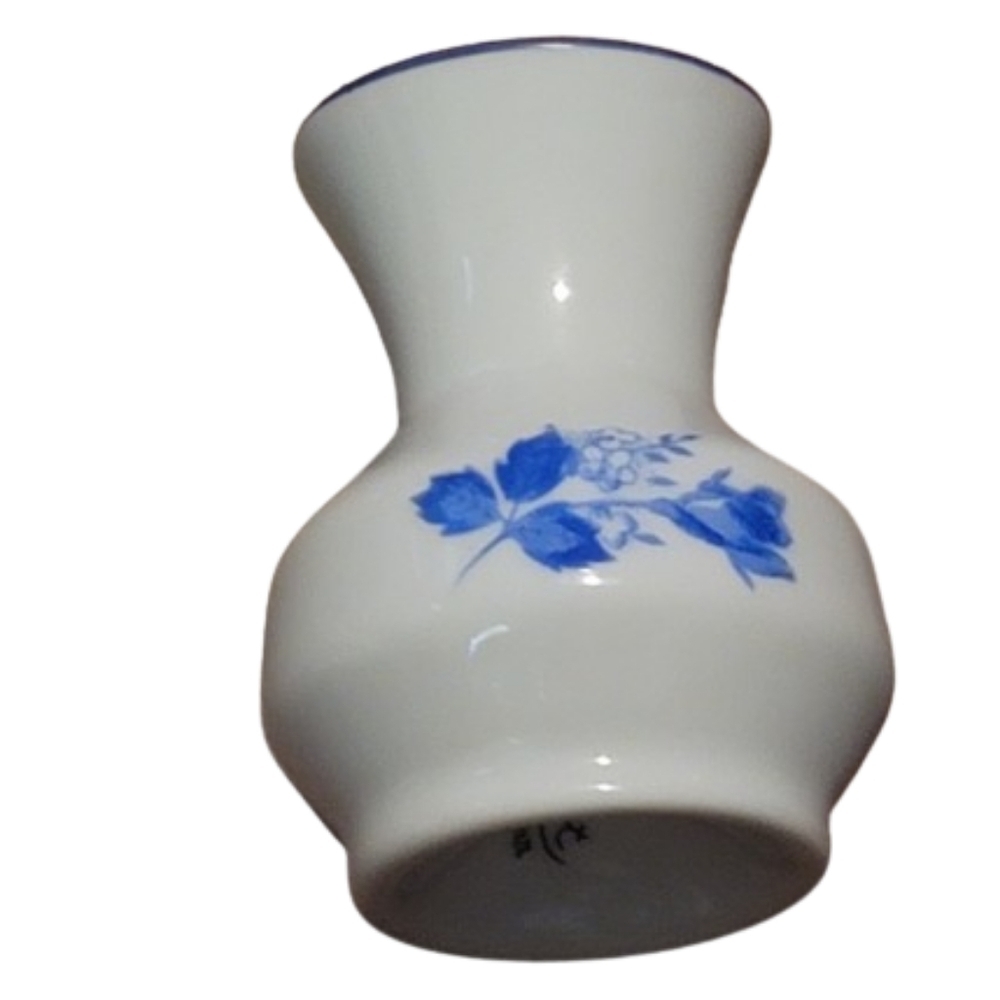 Porcelana schmidt brazil By Leart Bud Vase white blue small